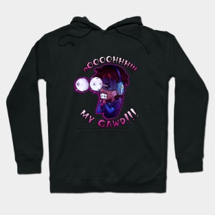 Poiised Creepy VR Hoodie-Pink Hoodie